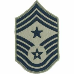 Cheapest ✨ Exchange Select Air Force Rank Command Chief Master Sergeant E-9 Subdued Small With Star (ABU) ⭐