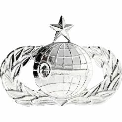 New 🔥 Ira Green, Inc Air Force Senior Intelligence Badge, Pin-On, Mid-Size, Mirror Finish 🤩