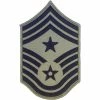 Flash Sale 😀 Exchange Select Air Force Command Chief Master Sergeant (CCM) Chevron With Star Sew-On, Small (ABU) 🔔