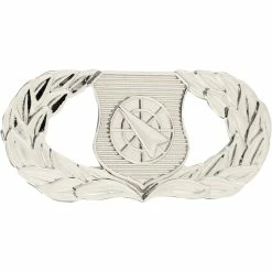 Hot Sale ❤️ Ira Green, Inc Air Force Basic Weapons Controller Badge, Mirror Finish, Pin-On, Mid-Size 🧨