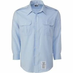 Cheapest 🎁 Other Brands Air Force Male Long Sleeve Shirt Blue ⭐