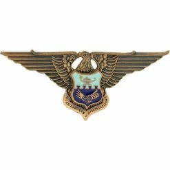New 🥰 Ira Green, Inc Air Force Officer Inter-American Academy Badge Non-Subdued, Pin-on, Regular Size 🎁