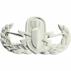 Best Sale 💯 Other Brands Air Force Master Explosive Ordnance Disposal Badge, Mirror Finish, Regular Size 🧨