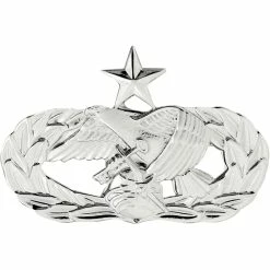 Promo 🔥 Ira Green, Inc Air Force Senior Logistic Readiness Badge, Mirror Finish 😀