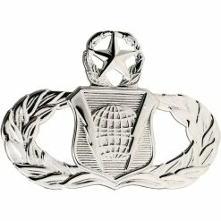 Deals ⭐ Other Brands Air Force Master Command And Control Badge, Mirror Finish, Regular Size ⭐