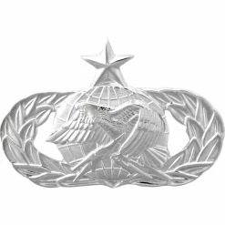 Budget ⌛ Ira Green, Inc Air Force Senior Logistics Badge, Pin-On, Mid-Size, Mirror Finish ✔️