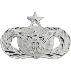 Promo 😍 Ira Green, Inc Air Force Senior Force Protection Badge, Mirror Finish, Pin-On, Mid-Size 👍