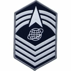 New 💯 Ira Green, Inc Space Force Chev (Enlisted) CMSgt (E-9) Full Color Sew On, Large ✨