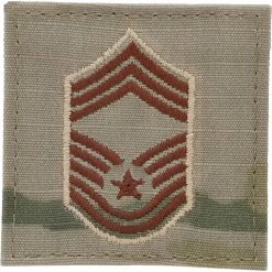 Deals 🤩 Ira Green, Inc Air Force Chief Master Sergeant (CMSgt) E-9 Rank Hook & Loop (OCP) 🧨