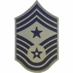 Cheapest 🎉 Exchange Select Air Force Command Chief Master Sergeant (CCM) Chevron & Star Sew-On, Large (ABU) 🧨