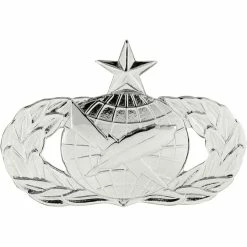 Wholesale 🎁 Ira Green, Inc Air Force Senior Public Affairs Badge, Mirror Finish, Pin-On, Mid-Size ⌛