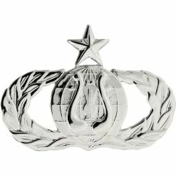 Cheap ✨ Other Brands Air Force Senior Band Badge, Mirror Finish, Regular Size 😉