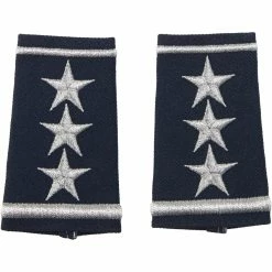 Brand new ❤️ Exchange Select Air Force Lieutenant General, Shoulder Marks Slide-On, Small ⌛
