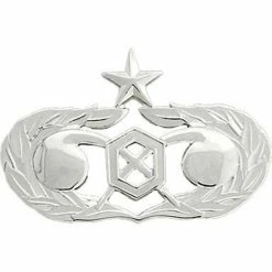 Brand new 👏 Other Brands Air Force Senior Emergency Management Badge, Mirror Finish, Regular Size ✔️