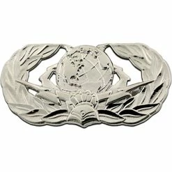 Budget 🧨 Other Brands Air Force Badge Basic Cyberspace Support, Mirror Finish, Midsize ⭐