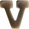 Promo ⌛ Ira Green, Inc Ribbon Device - Letter ''V'' Bronze, 1/4 In. 😍 -Military Store unnamed file 691