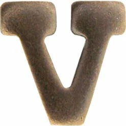 Promo ⌛ Ira Green, Inc Ribbon Device - Letter ''V'' Bronze, 1/4 In. 😍