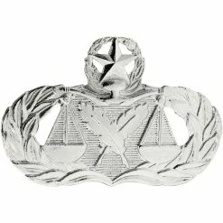 Discount 🥰 Other Brands Air Force Master Paralegal Badge, Mirror Finish, Regular Size 👍