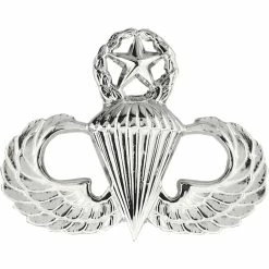 Coupon 🎁 Ira Green, Inc Air Force Master Parachutist Badge, Mirror Finish, Medium Size 👍