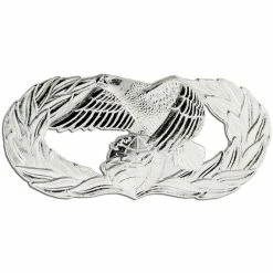 New 😀 Other Brands Air Force MST LOG READI Badge, Mirror Finish ❤️