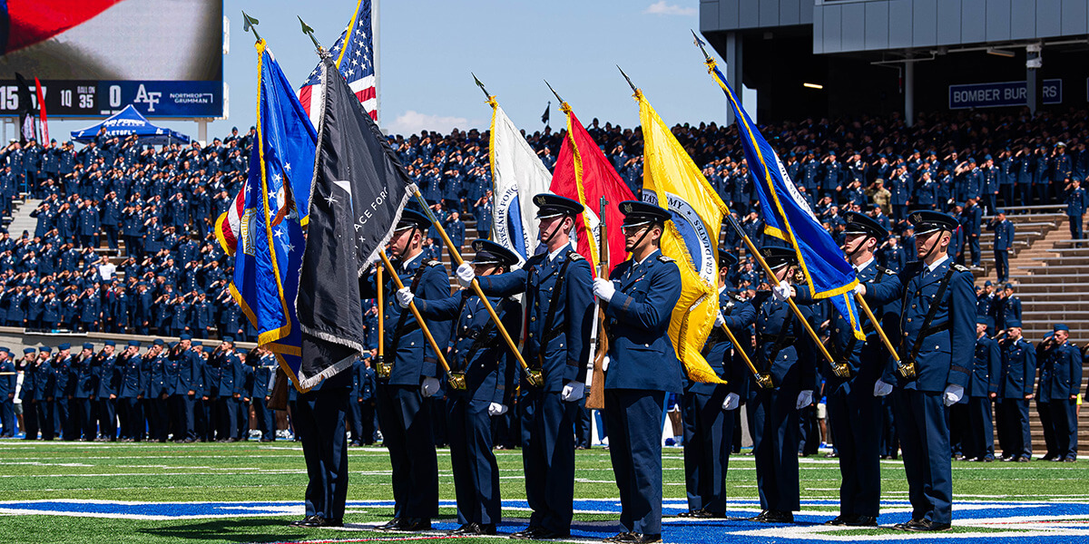 Military Store -Military Store USAFA Colors AF and SF